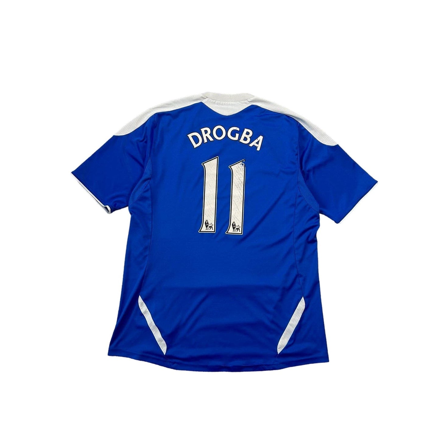 Drogba Chelsea Jersey vintage Adidas blue football 2011 12