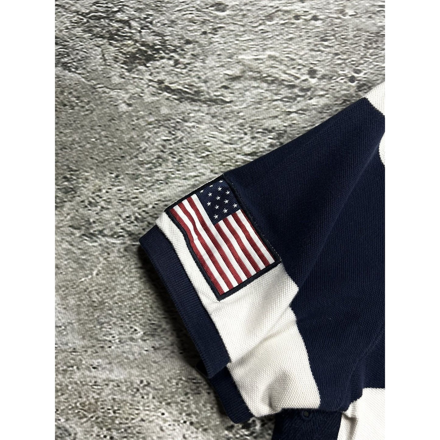 Polo Ralph Lauren USA Polo T-shirt Chief Keef vintage flag