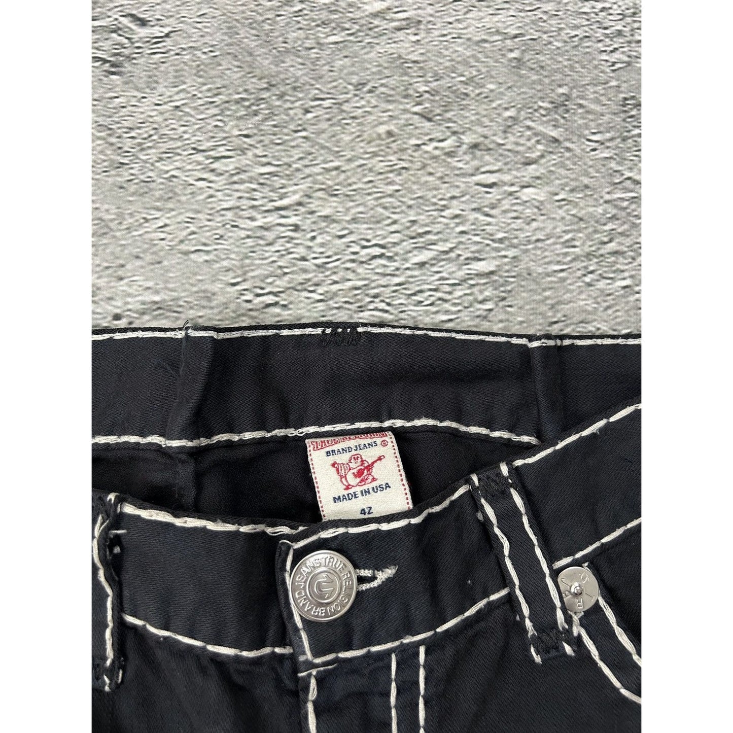 True Religion vintage black jeans denim pants Y2K Ricky