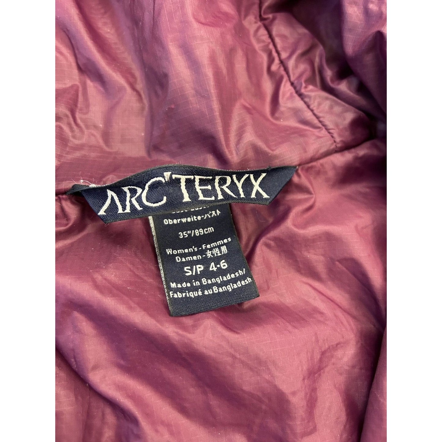 Arc’teryx jacket pink Atom LT