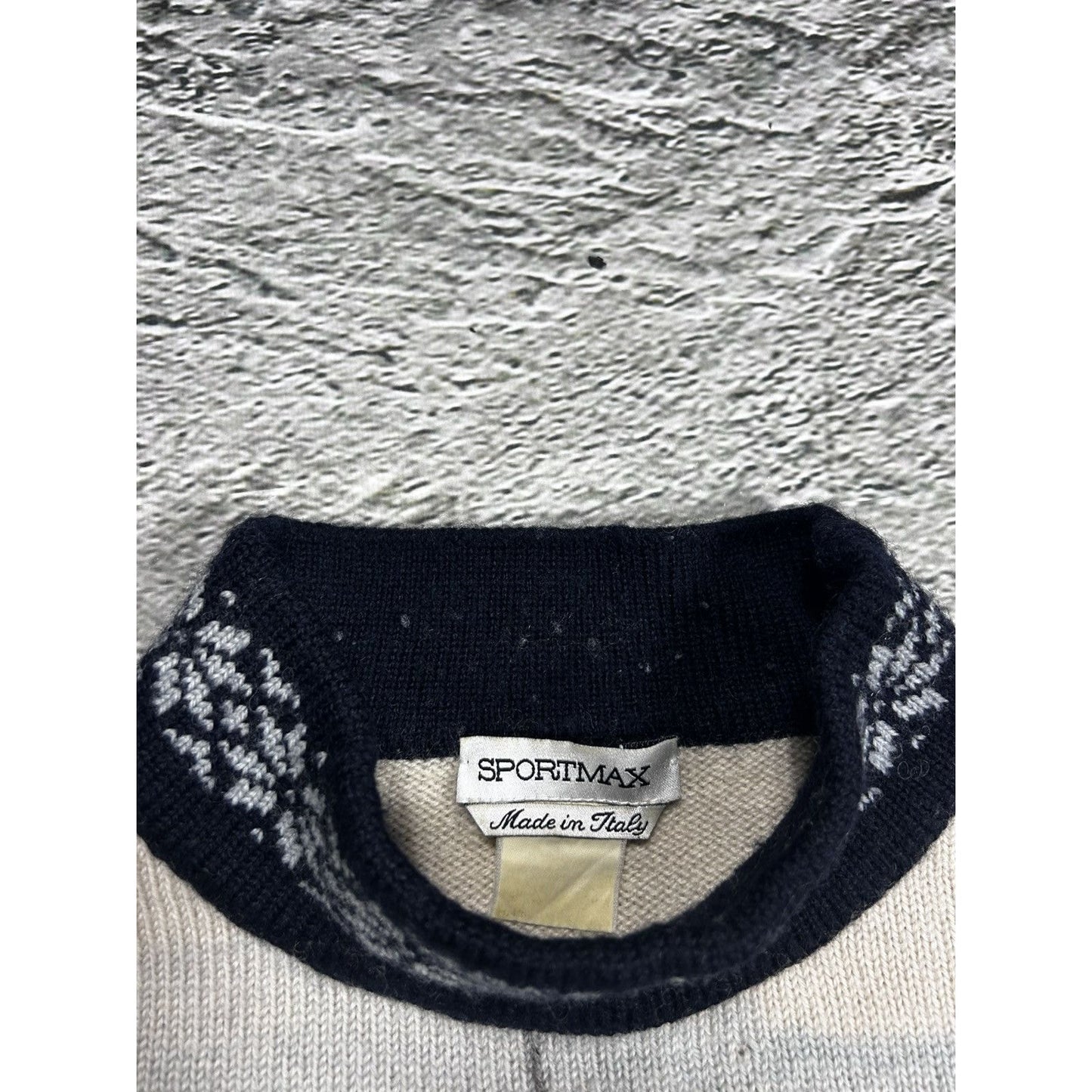 Sportmax sweater vintage graphic boat Max Mara
