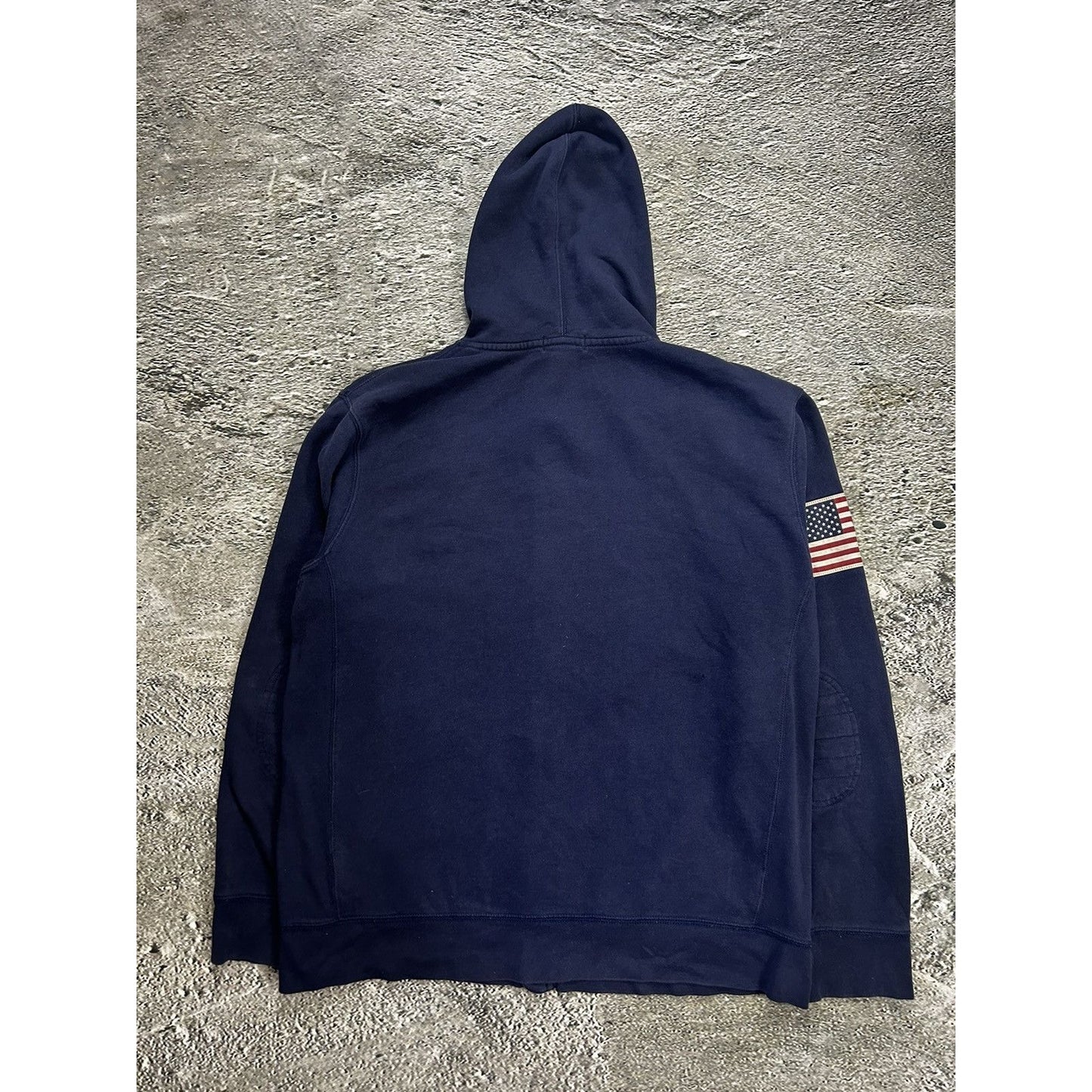 Chief Keef Polo Ralph Lauren zip hoodie USA navy