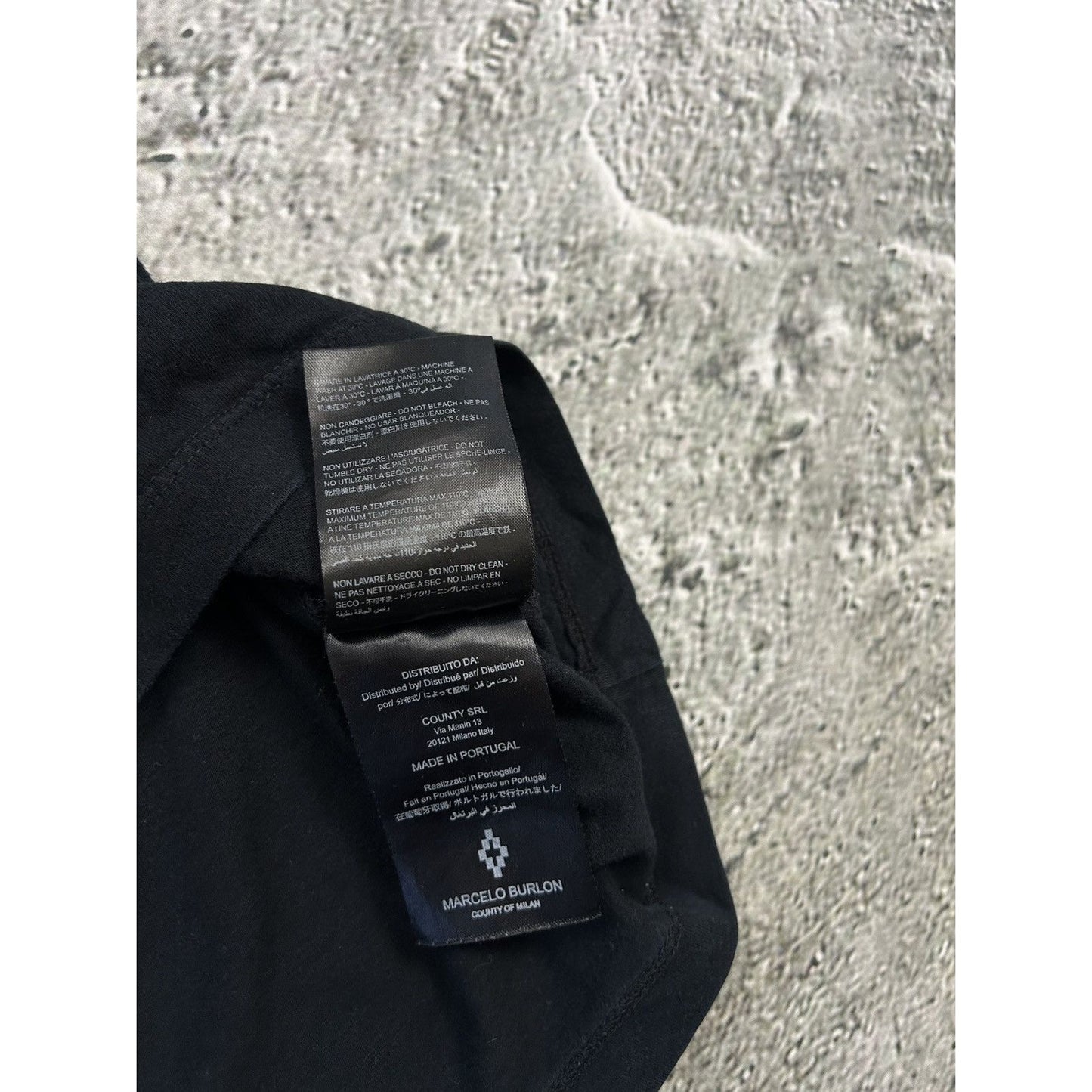 Marcelo Burlon Tee black red wings
