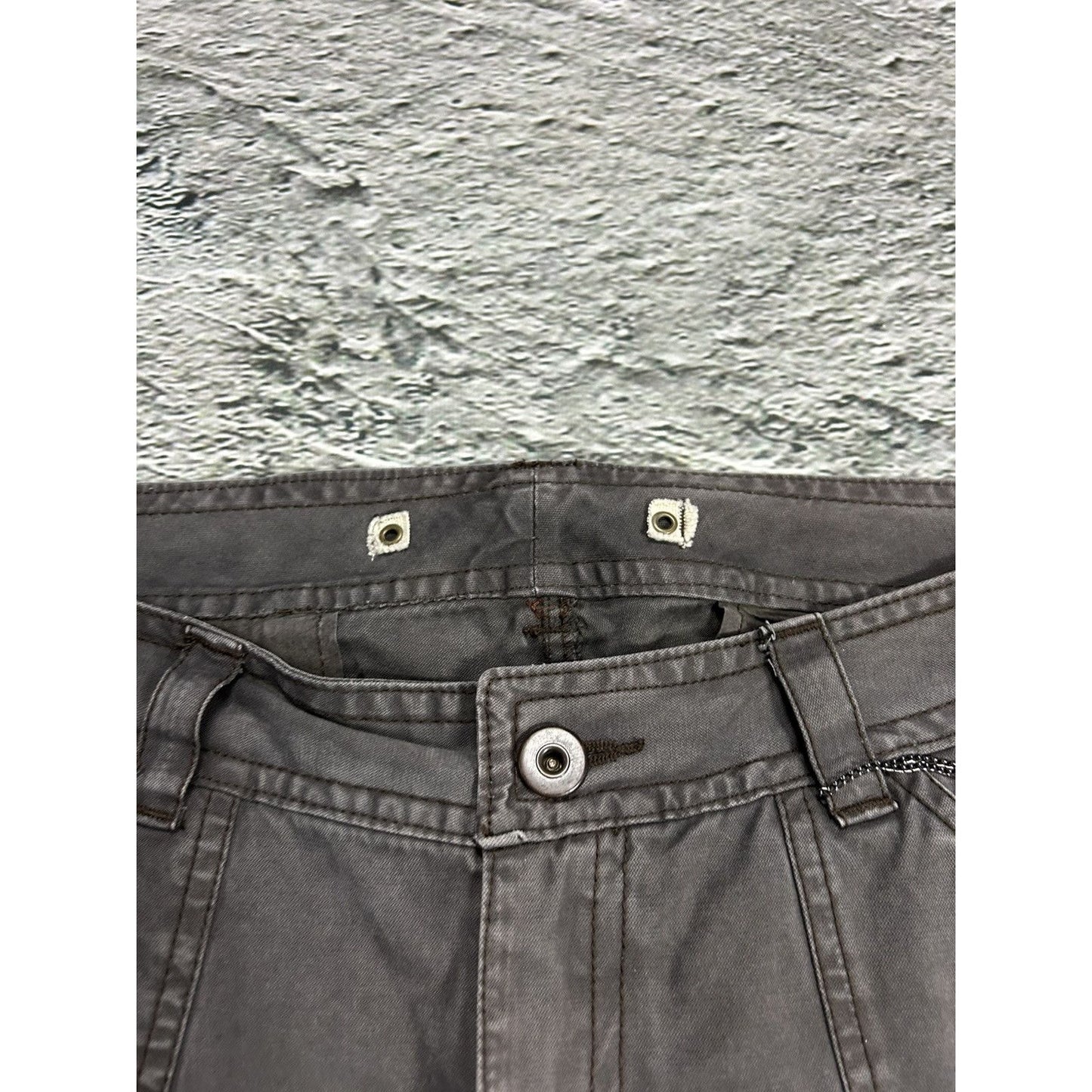 Vintage cargo pants flated grey utility military