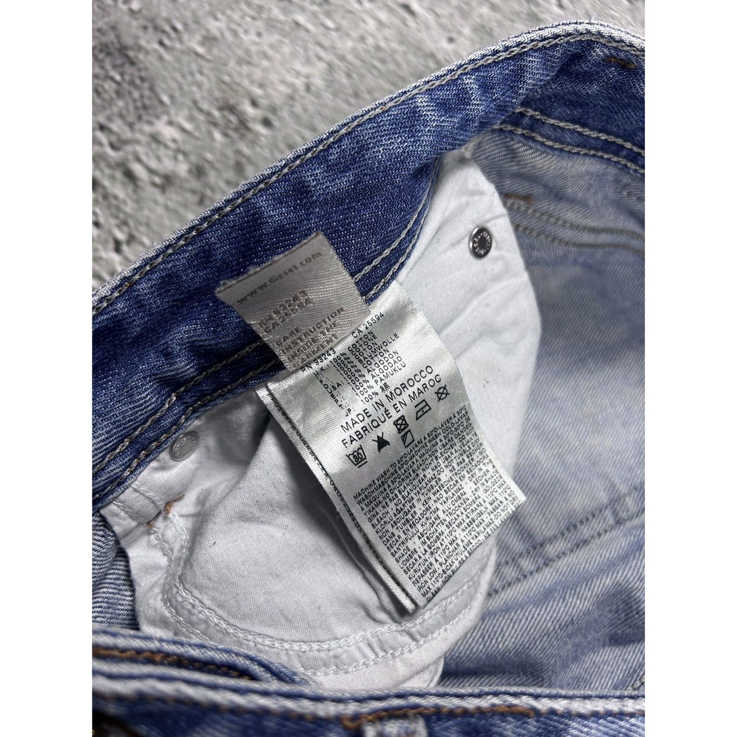 Diesel jeans vintage blue Larkee Y2K navy straight