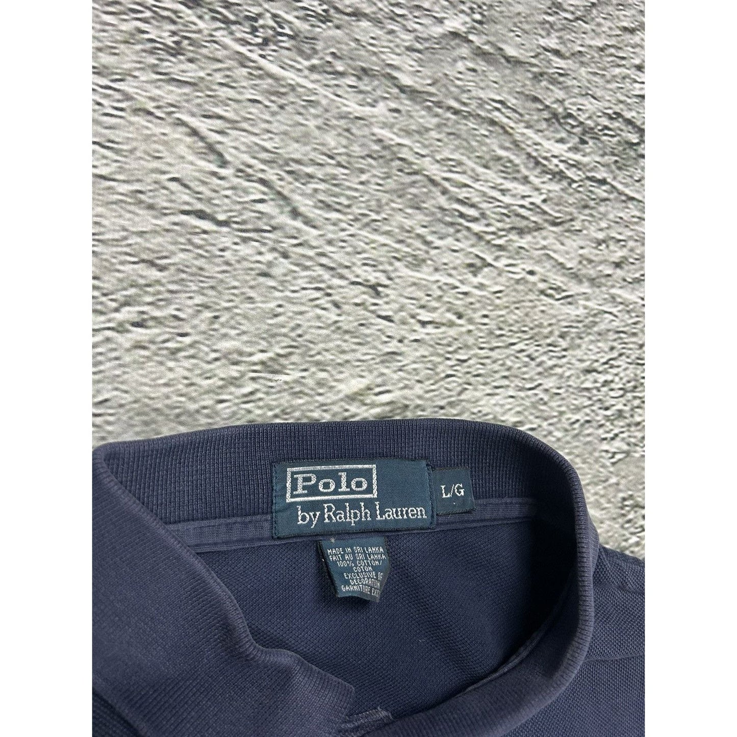 Polo Ralph Lauren vintage longsleeve rugby navy big pony
