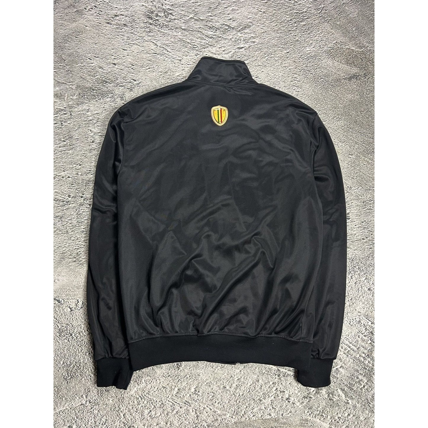 Italia zip sweatshirt vintage Y2K big logo black gold Italy