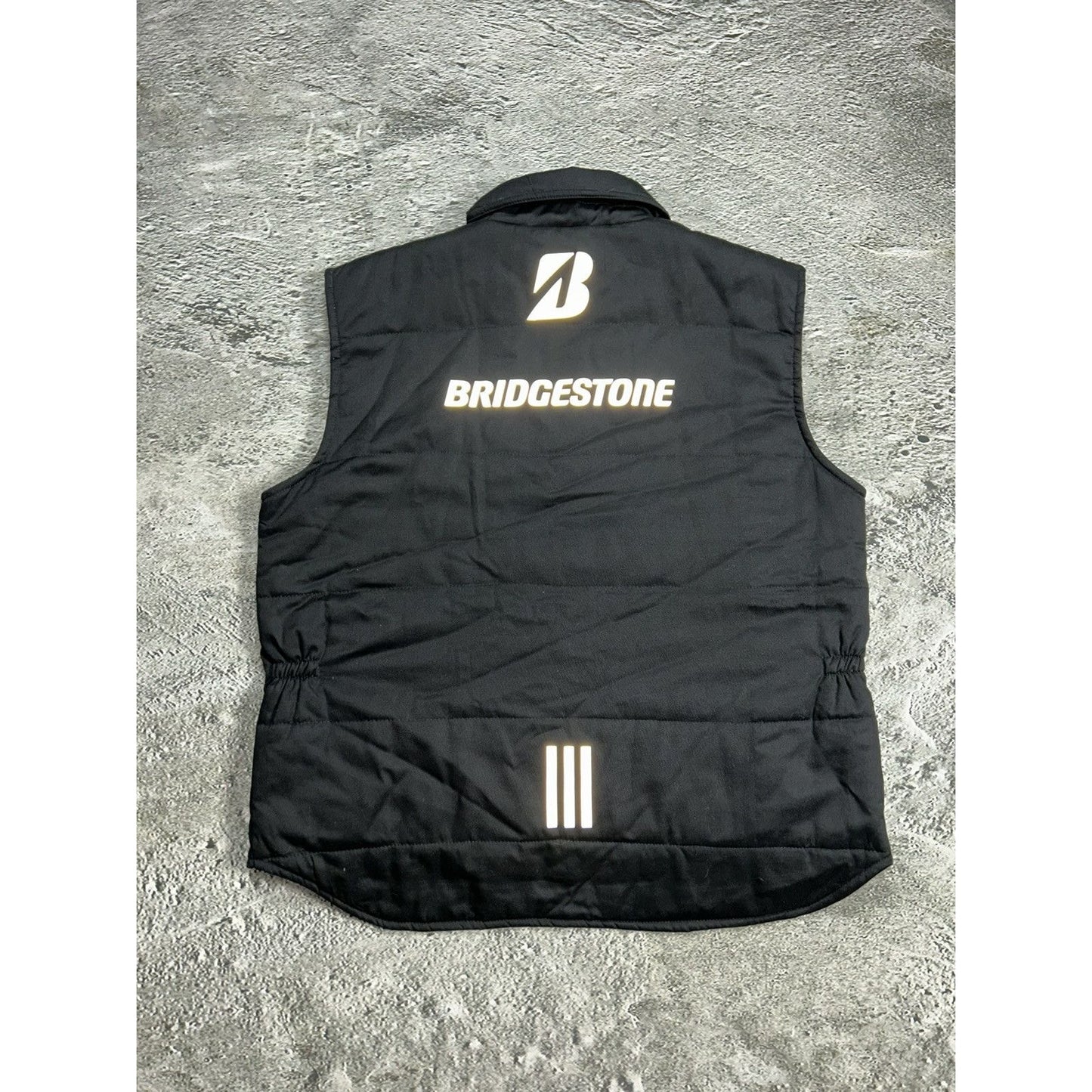 Bridgestone Multipocket vest black vintage reflective