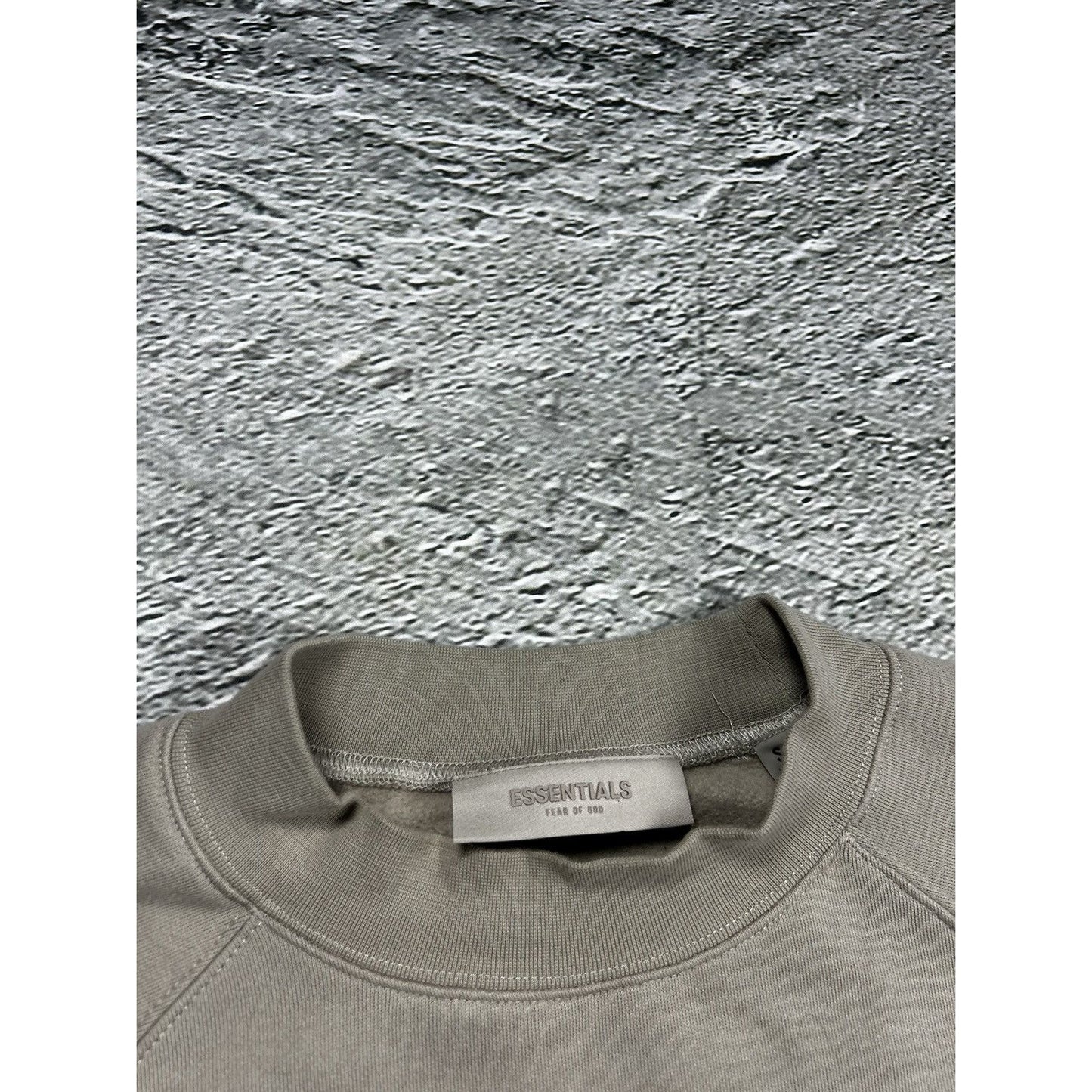 Fear of God Essentials FOG beige sweatshirt