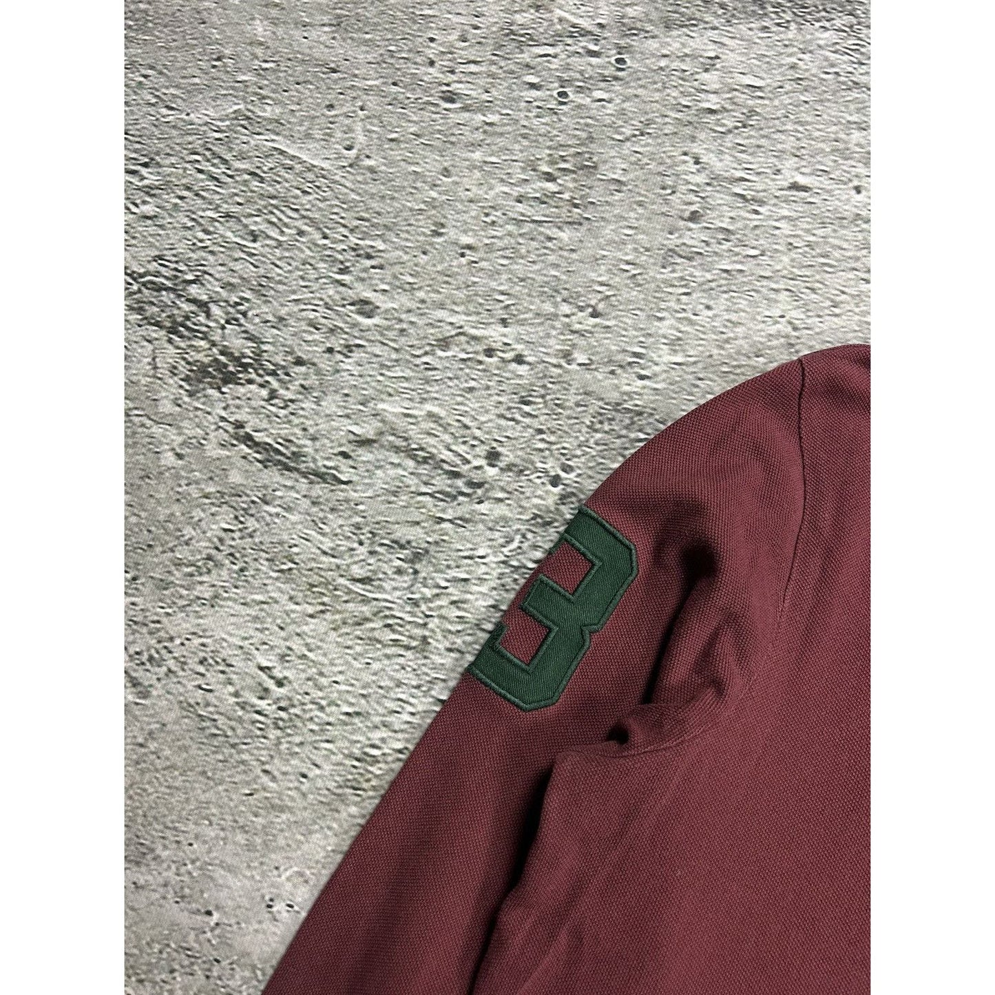 Polo Ralph Lauren vintage longsleeve rugby burgundy big pony