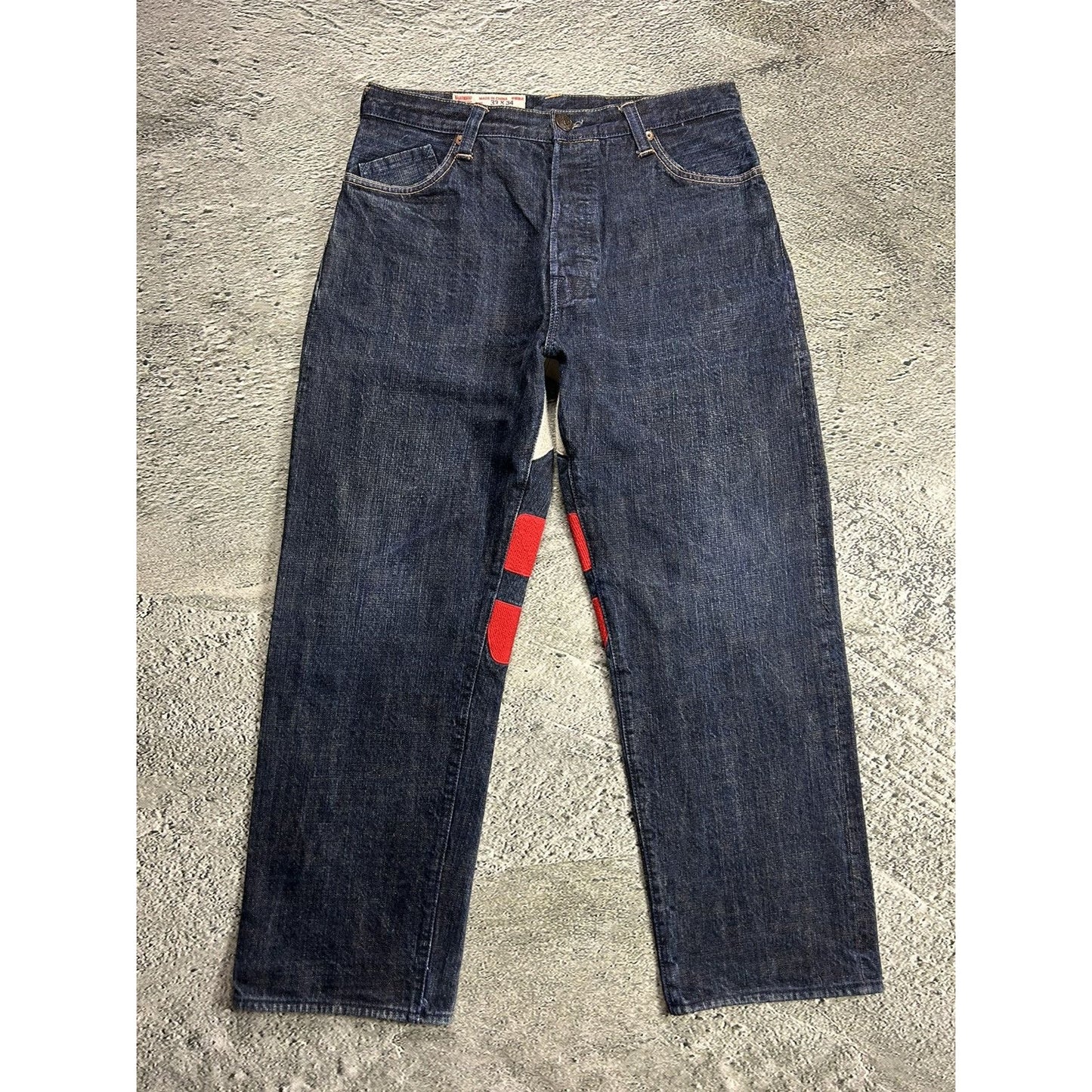 Evisu Yamane face jeans vintage selvedge denim Japan RARE
