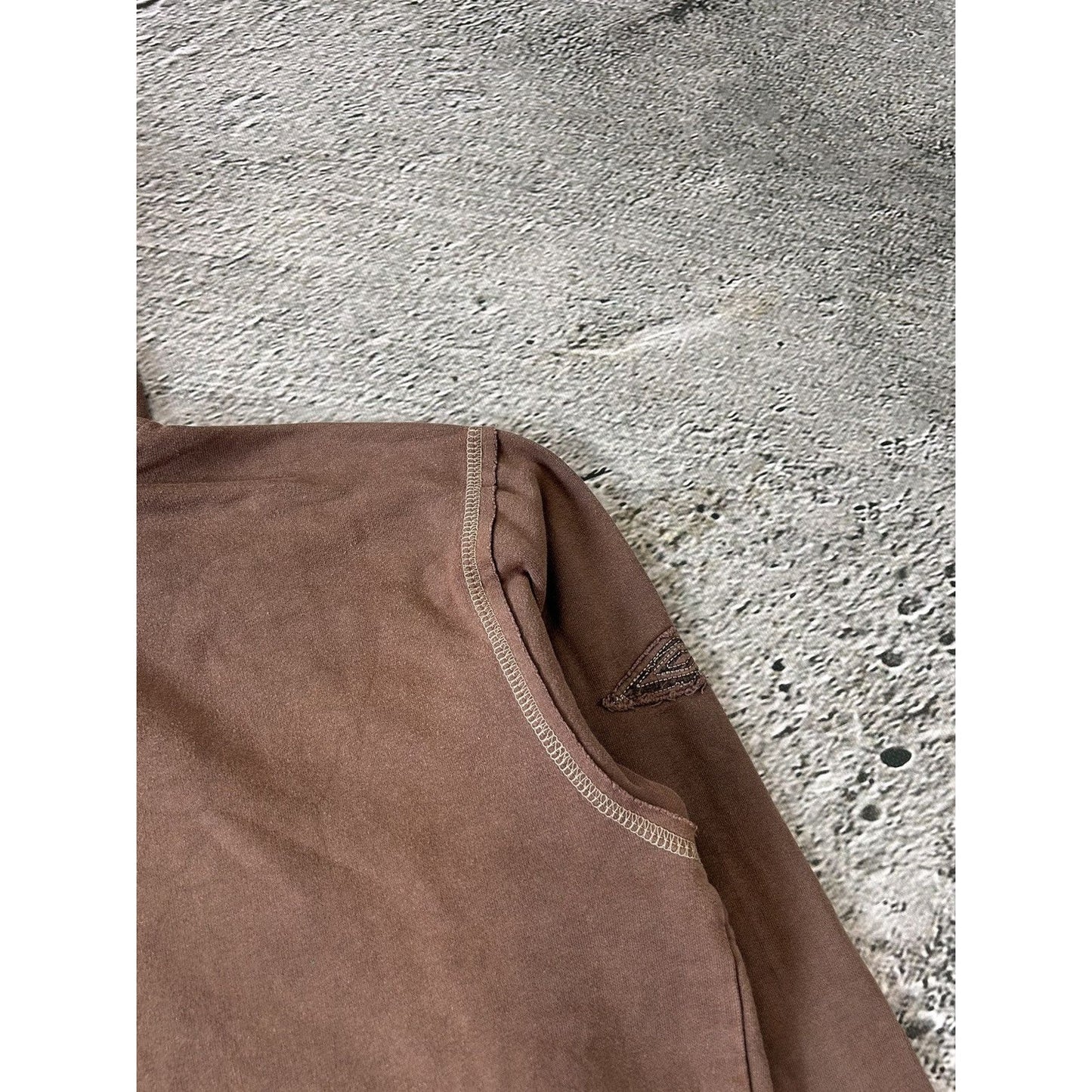 Umbro vintage hoodie Y2K Brown big logo