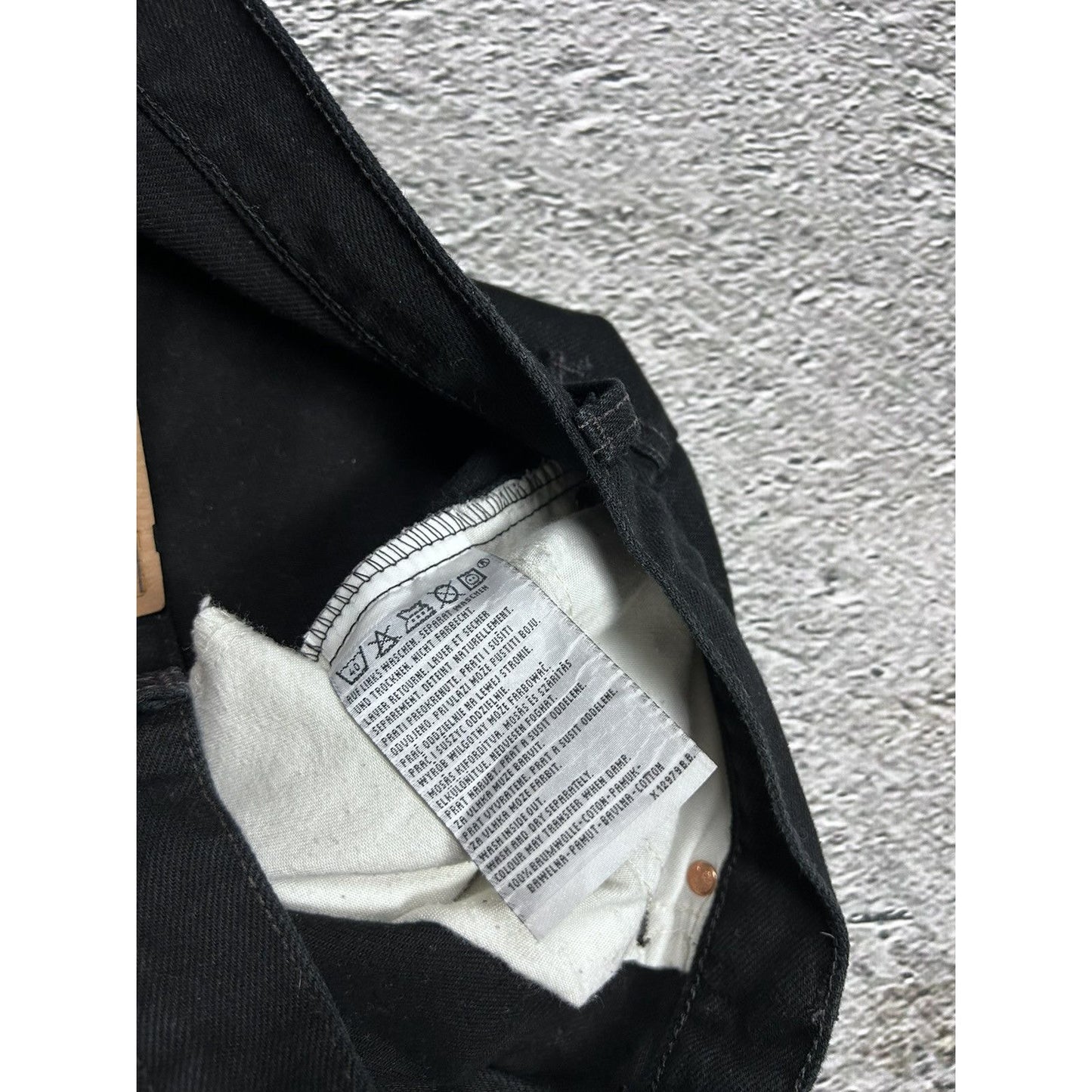 Levi’s jeans Orange tab black vintage denim pants