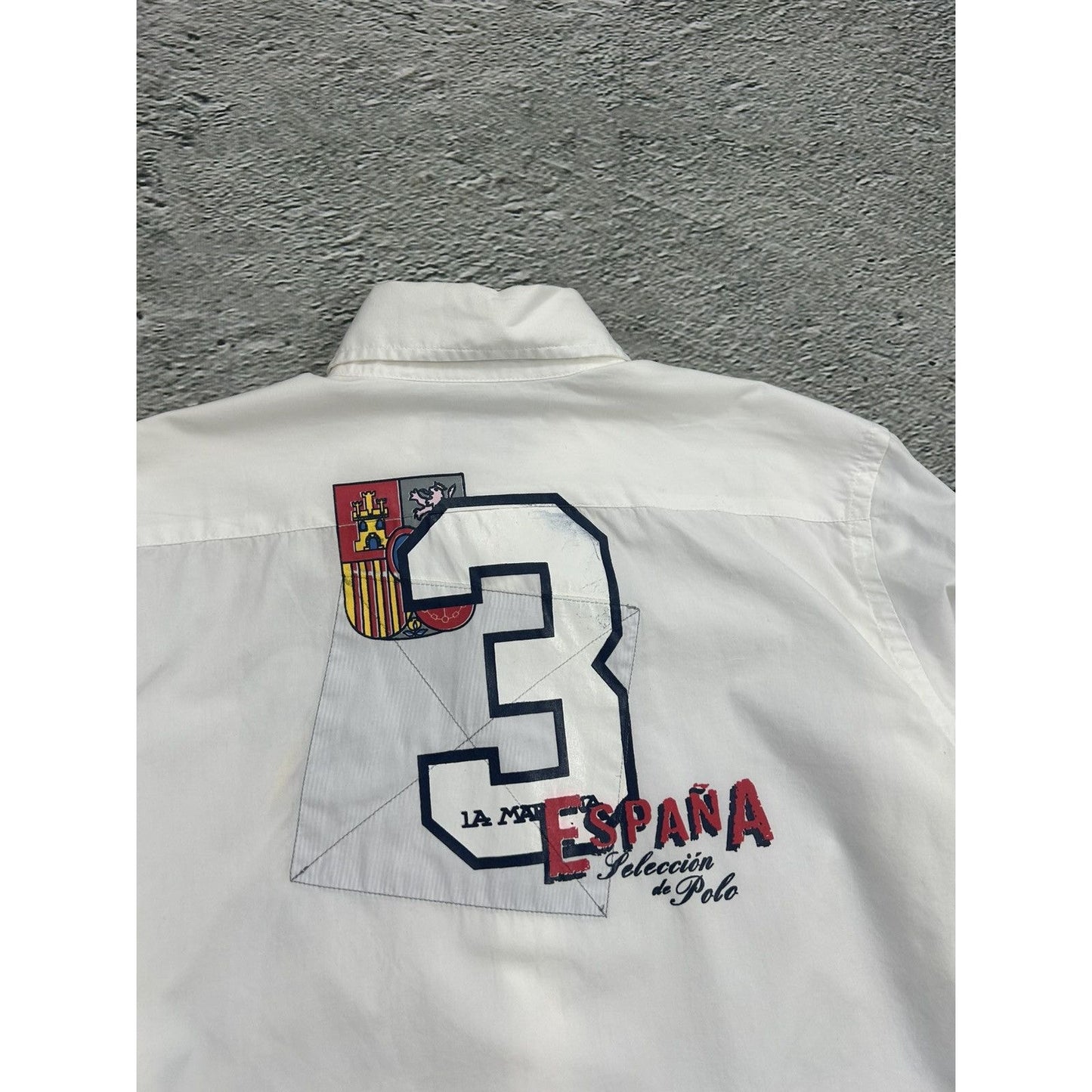 La Martina shirt longsleeve white Chief Keef Polo Spain