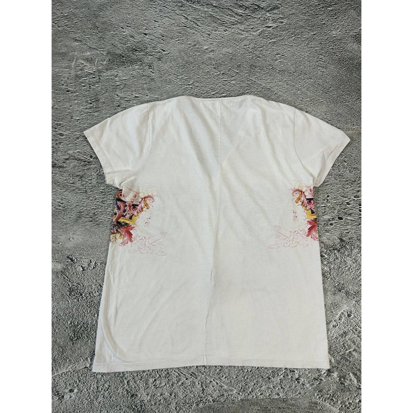 Balenciaga T-shirt floral vintage vneck tee