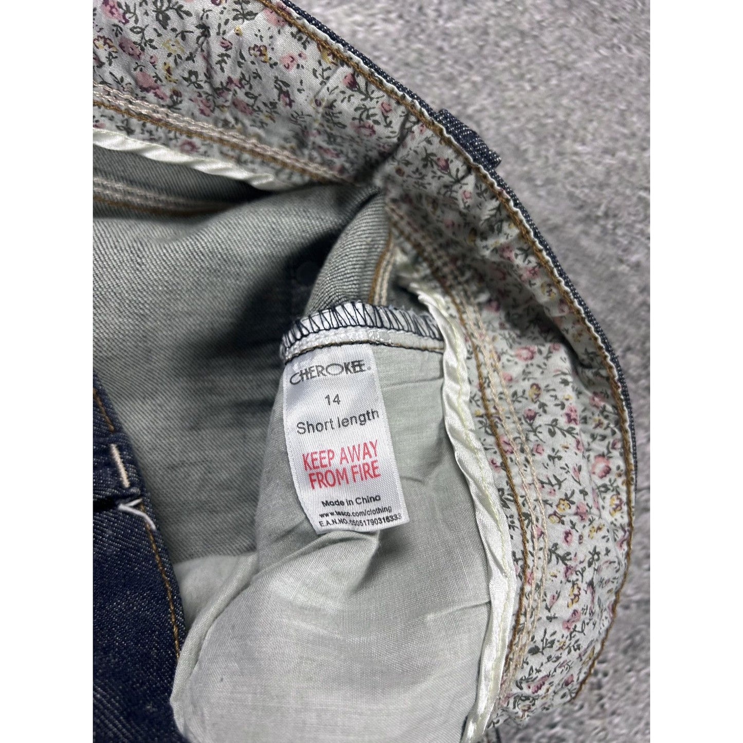 Y2K jeans flared navy bootcut cherokee