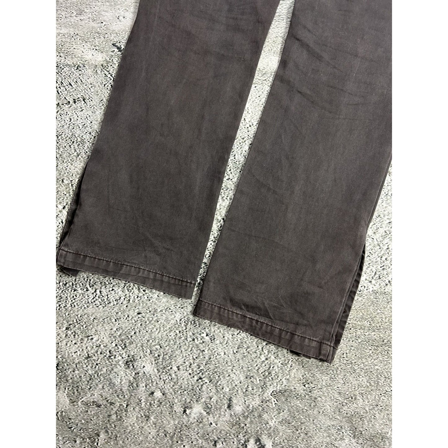 Vintage cargo pants flated grey utility military