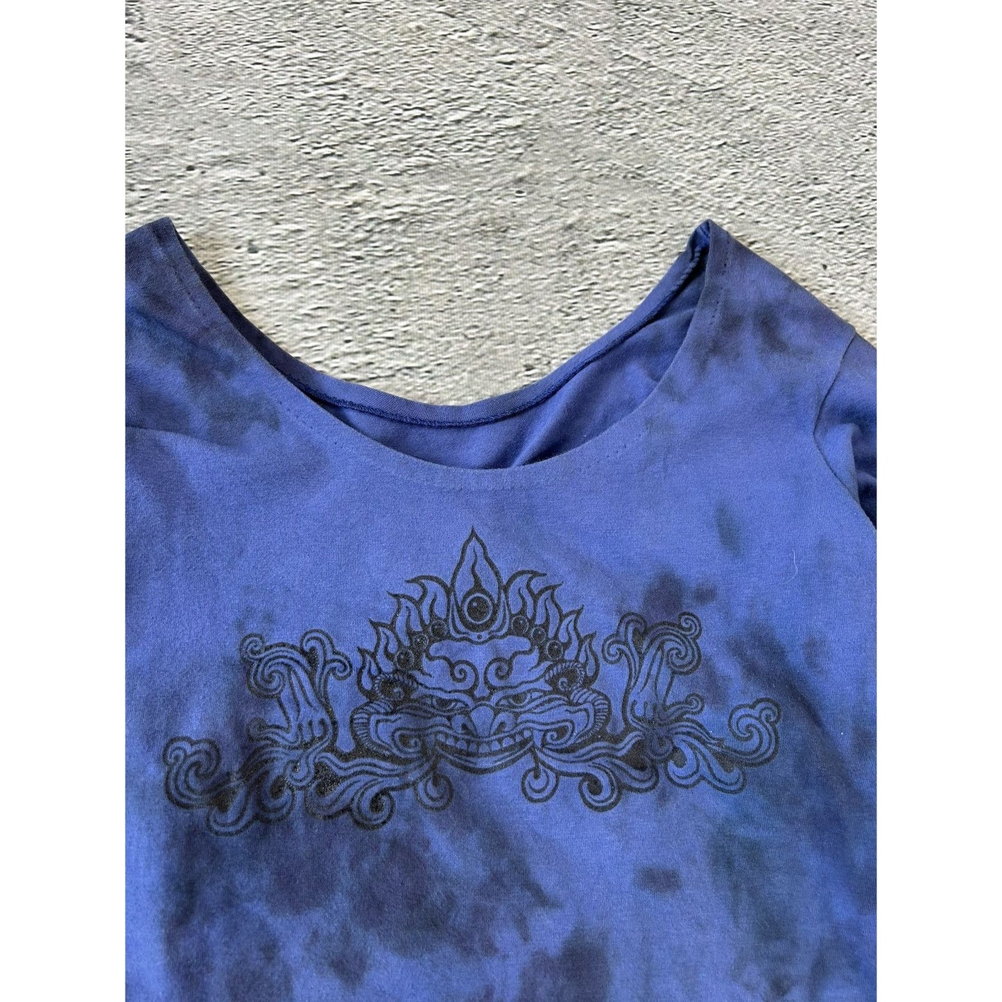 Vintage Y2K Longsleeve navy blue