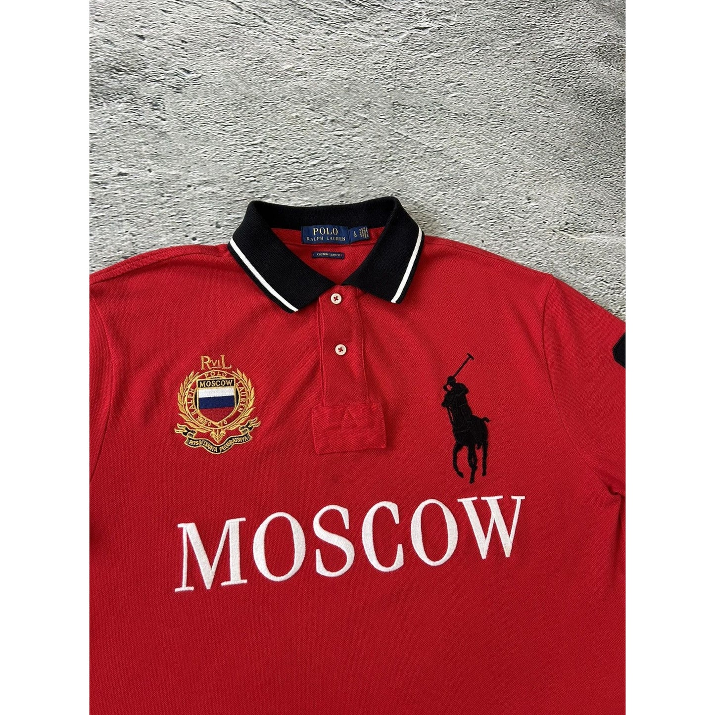 Chief Keef Polo Ralph Lauren Moscow vintage big pony red