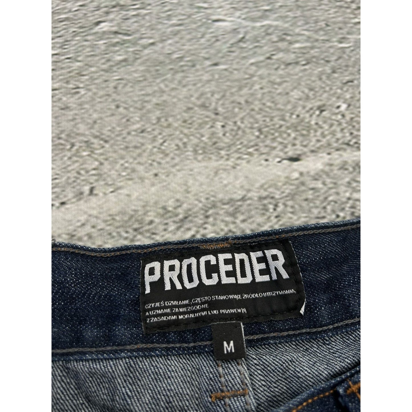 Chada Proceder vintage embroidery jeans