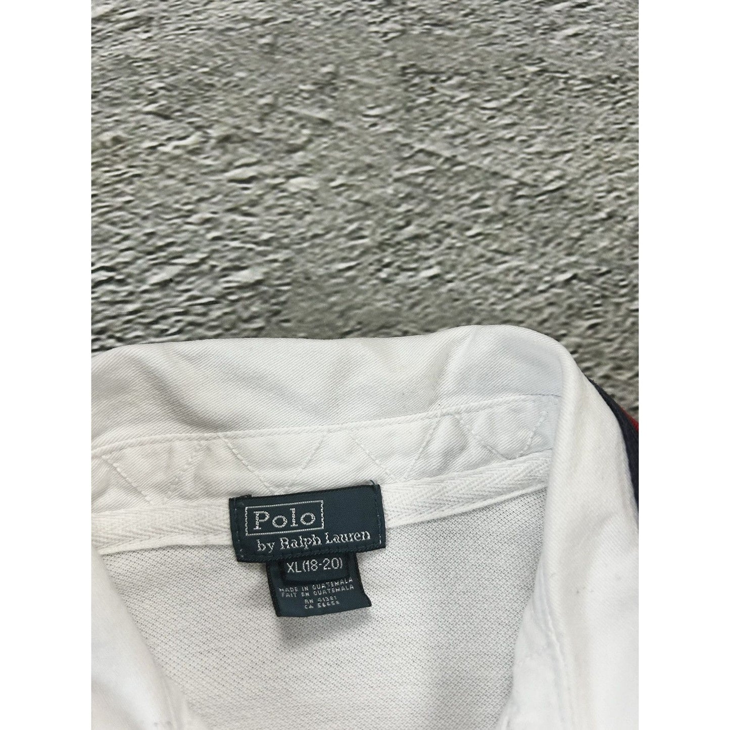 Chief Keef Polo Ralph Lauren vintage USA big pony white