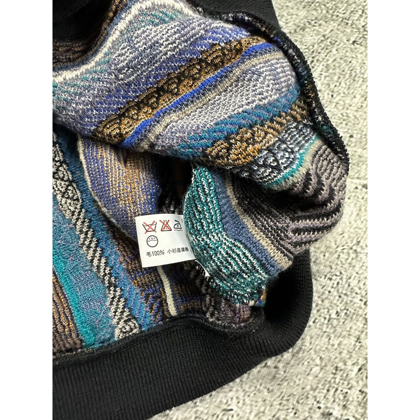 Modigliani sweater vintage blue cardigan button up vest