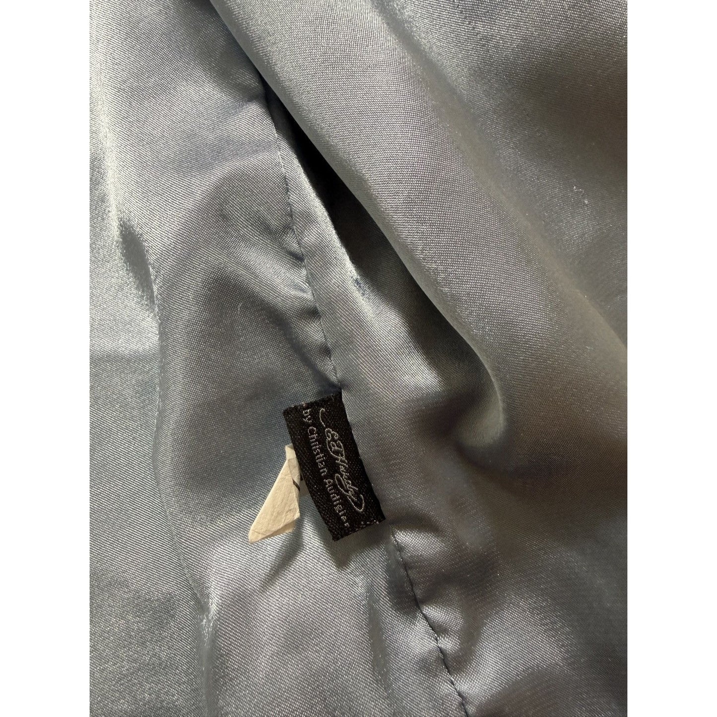 Ed Hardy zip hoodie grey Y2K vintage Christian Audigier fur