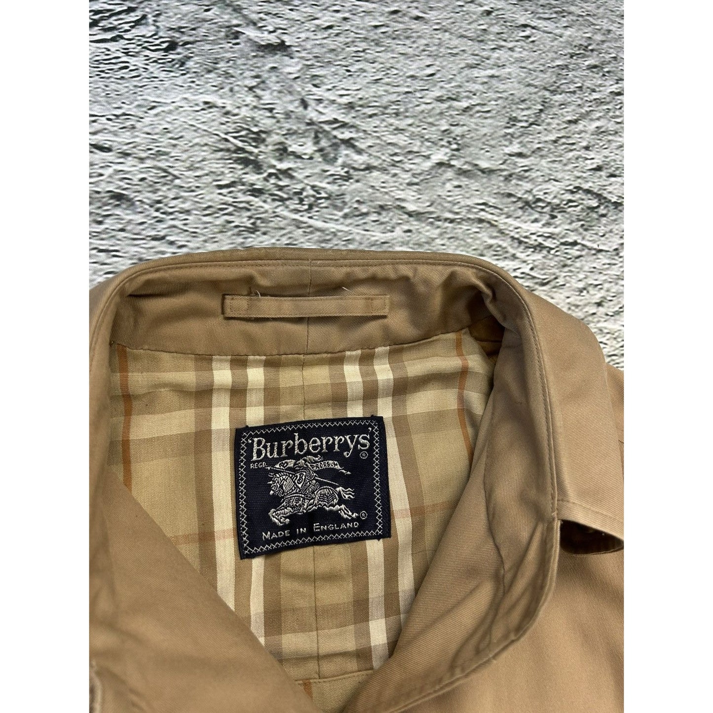 Burberrys coat trench beige vintage