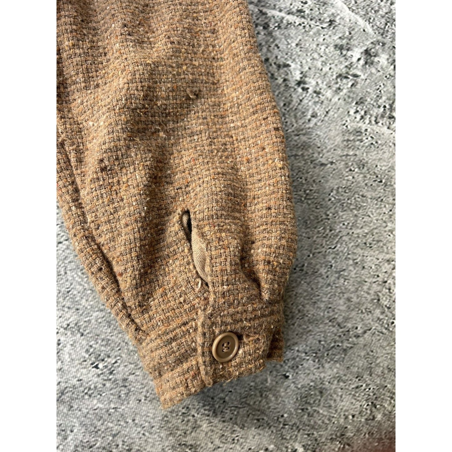 Italian true vintage wool jacket brown 60s