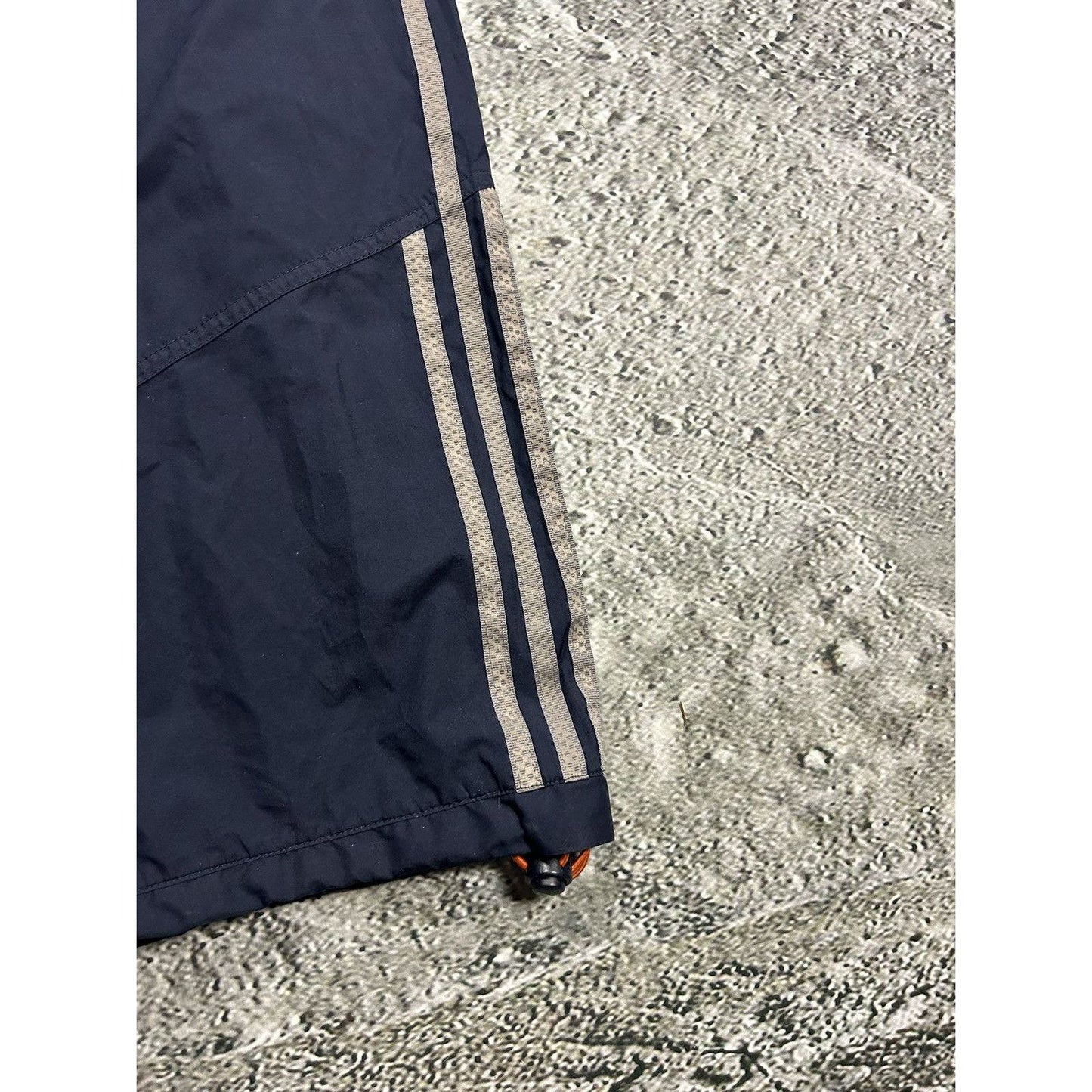 Adidas vintage navy orange nylon track pants 2000s