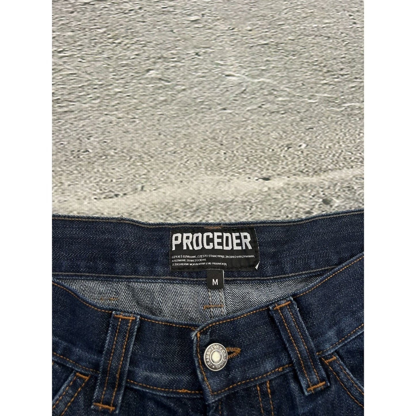 Chada Proceder vintage embroidery jeans