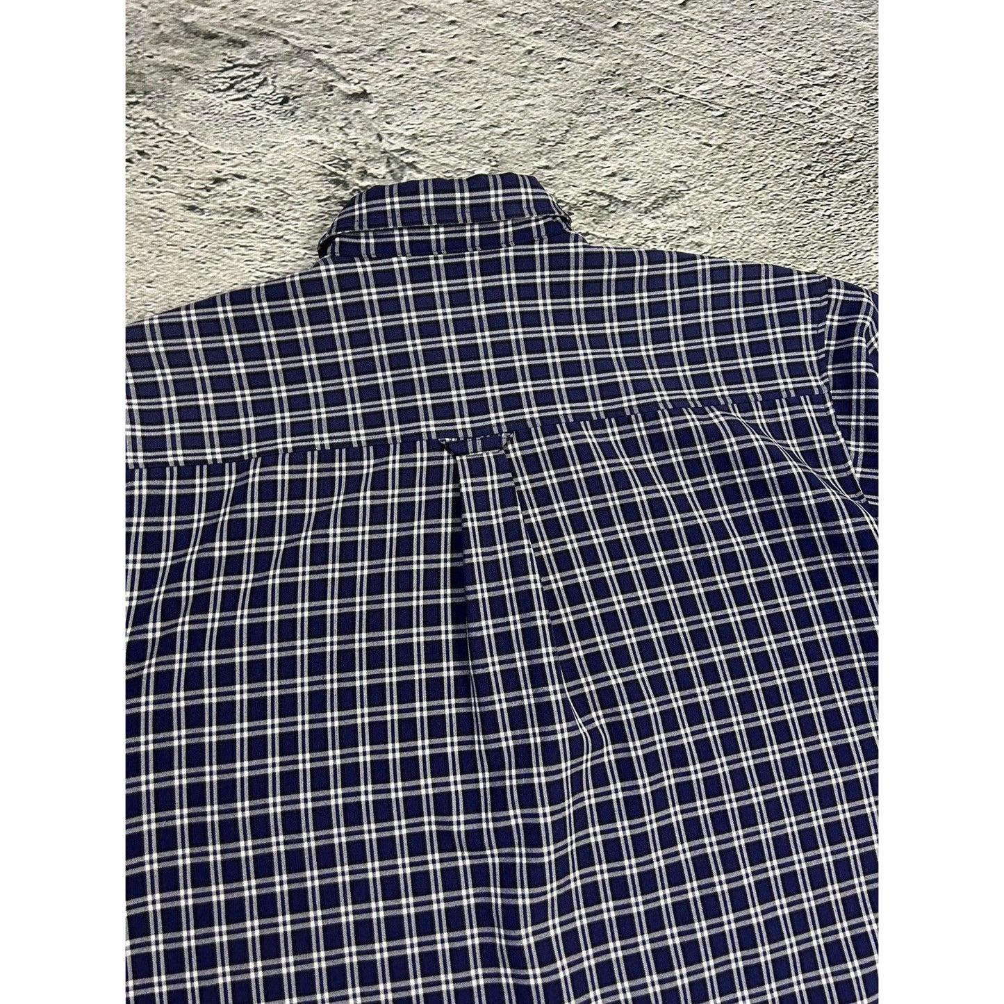 Southpole Vintage Y2K shirt button up blue checkered