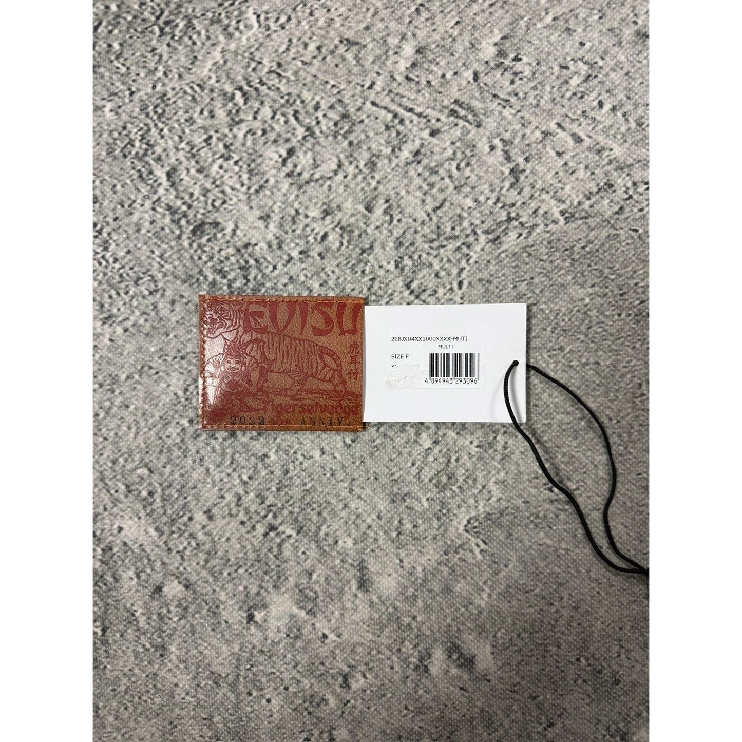 Evisu Rare Cardholder Made in Japan Leather Mini Wallet