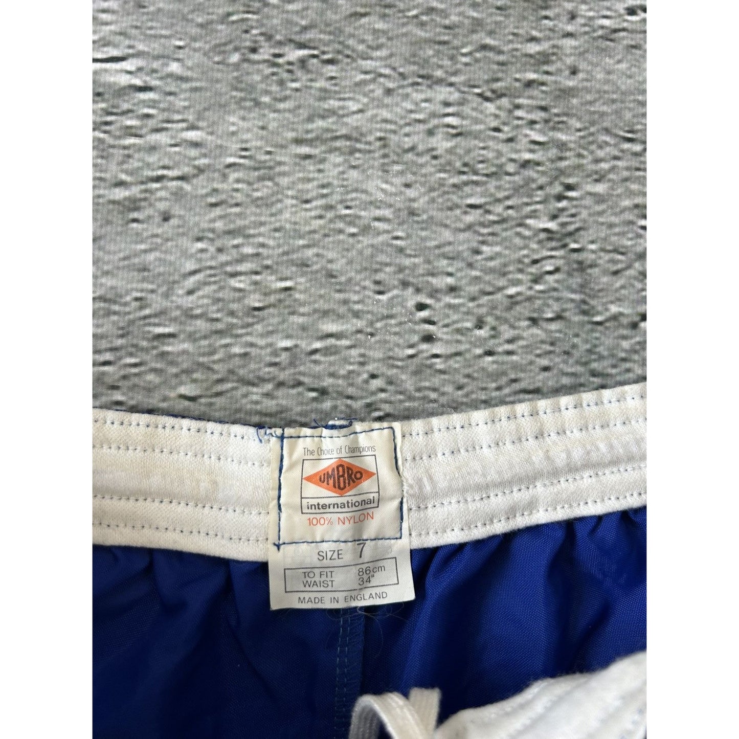 Umbro vintage blue shorts 70s