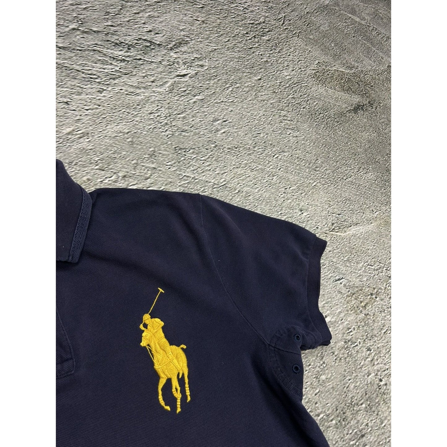 Chief Keef Polo Ralph Lauren vintage navy khaki t-shirt