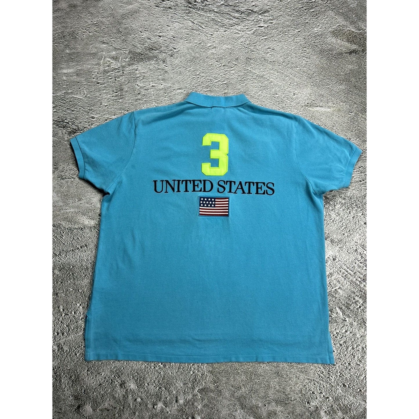 Chief Keef Polo Ralph Lauren USA Polo T-shirt vintage flag
