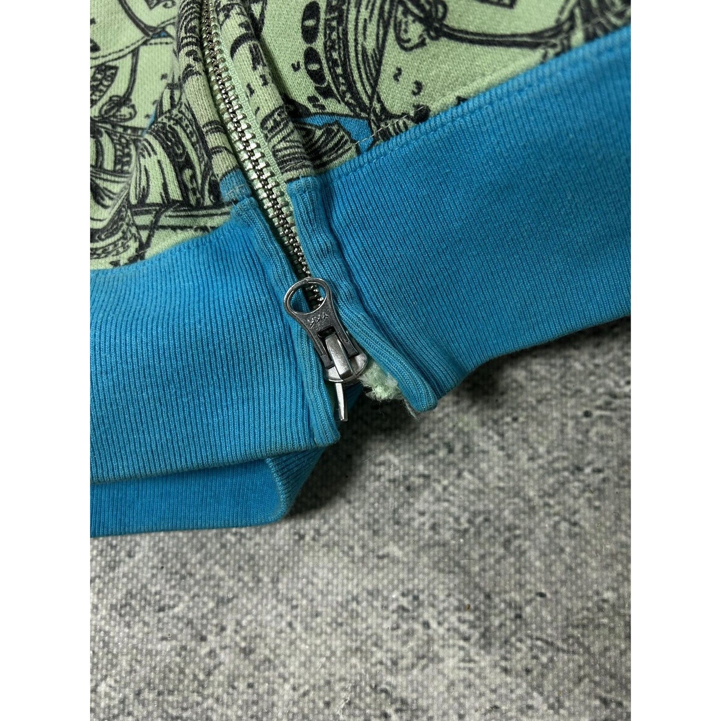 BBC zip hoodie bank rolls green full zip vintage Nigo Bape