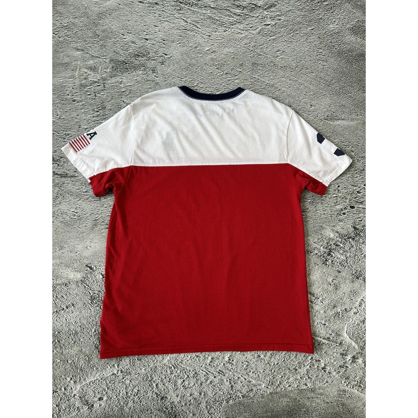 Chief Keef Polo Ralph Lauren USA T-shirt red white big pony