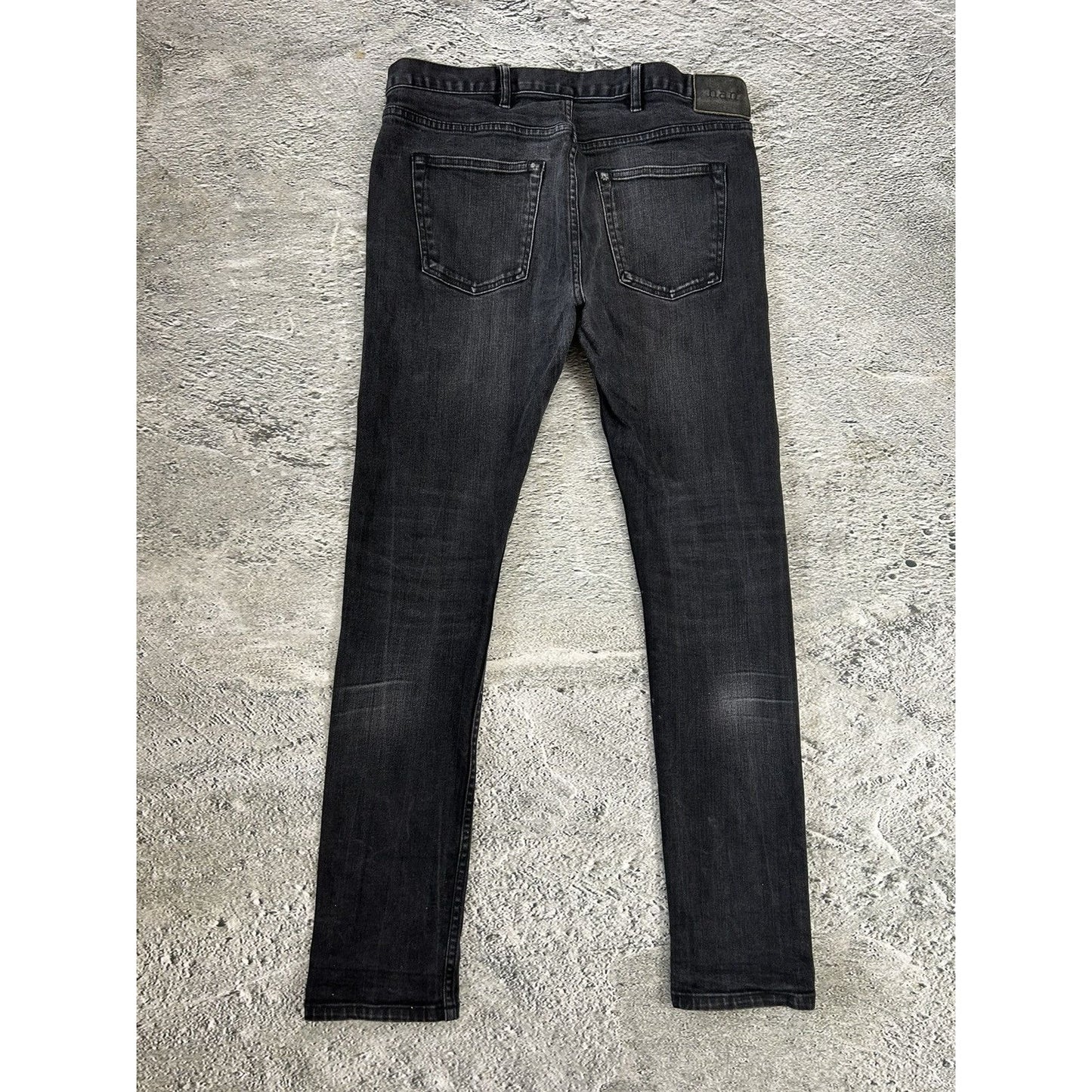Han Kjobenhavn Black Selvedge Selvage Denim Pants Lean Fit