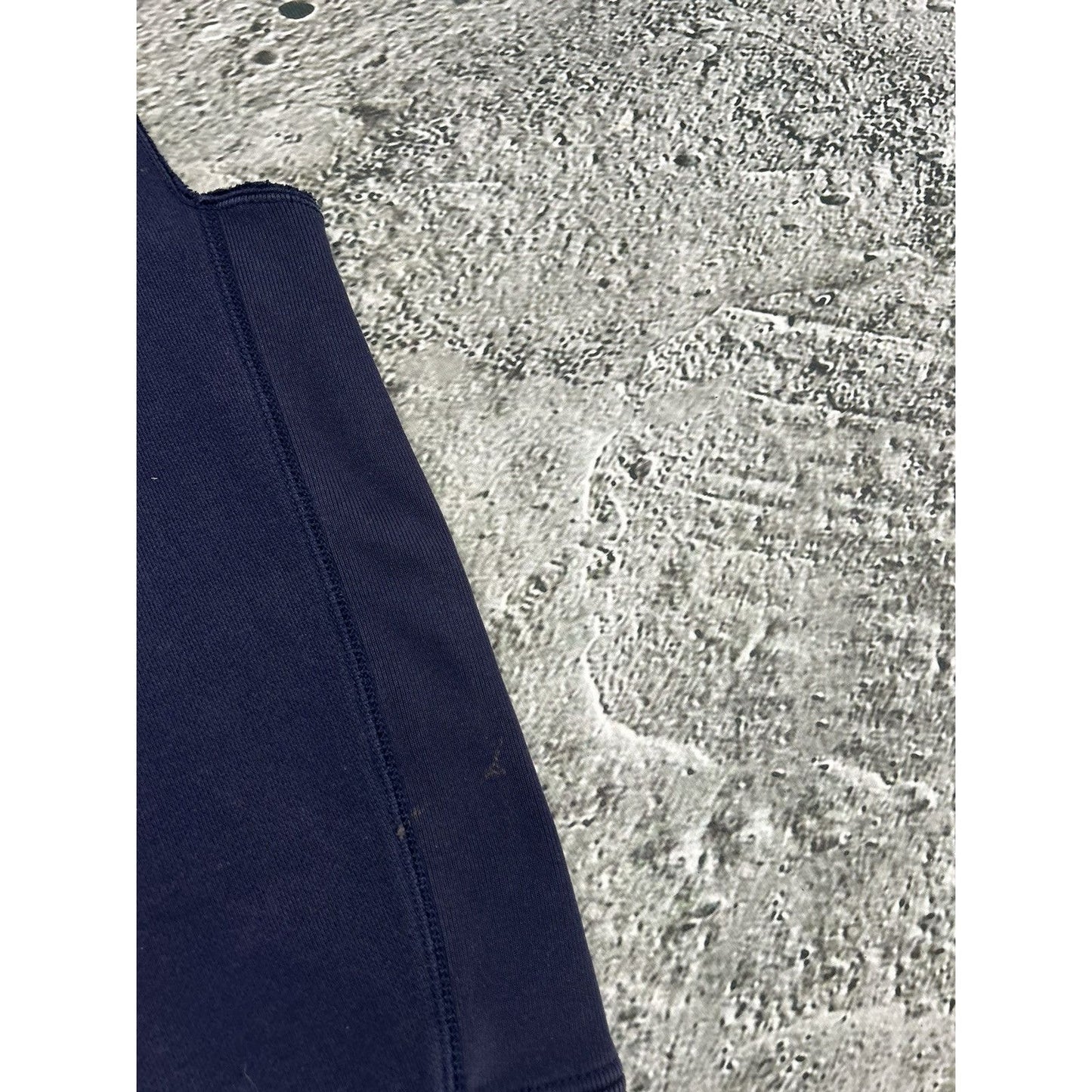 Polo Ralph Lauren navy sleeveless zip hoodie vintage