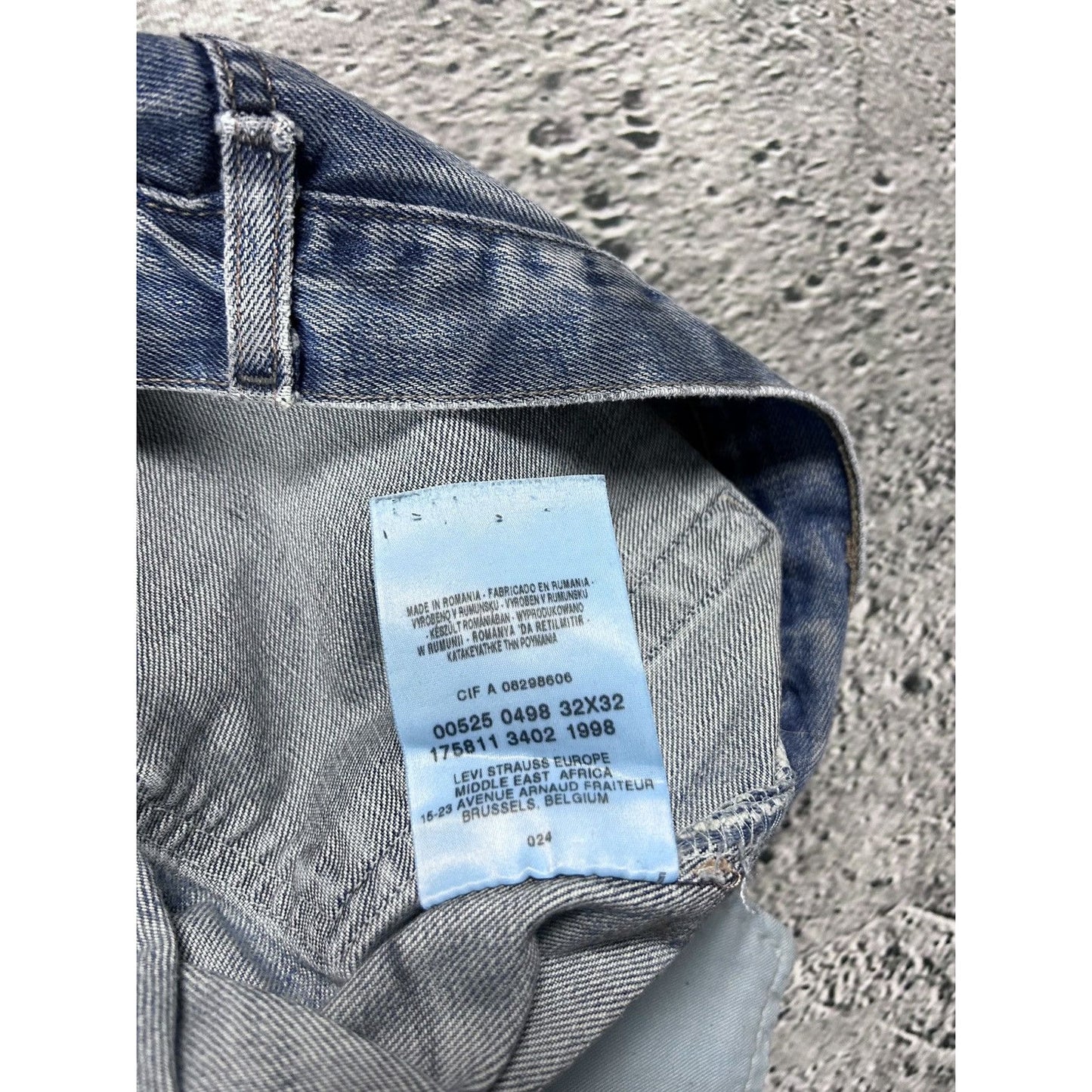 Levi’s flared jeans denim pants Y2K blue 525