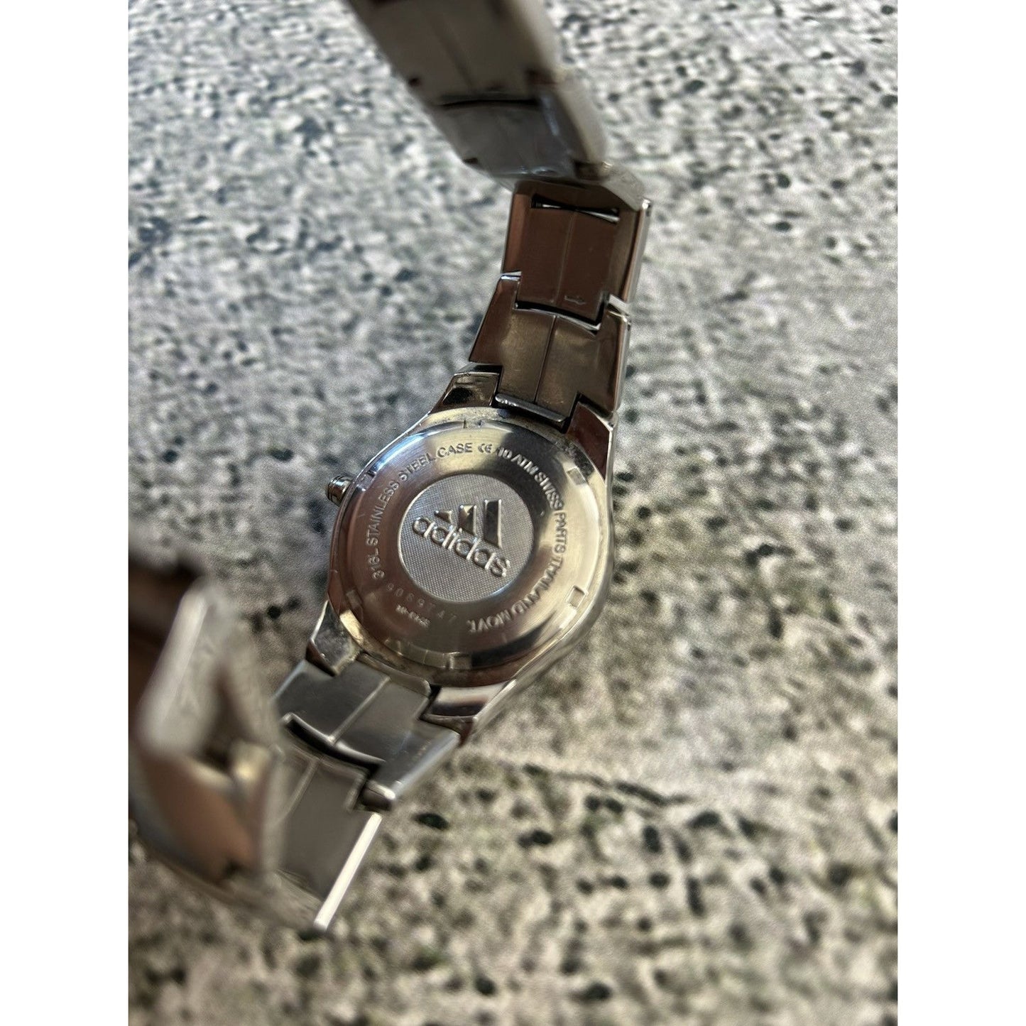 Adidas Watch silver Y2K vintage