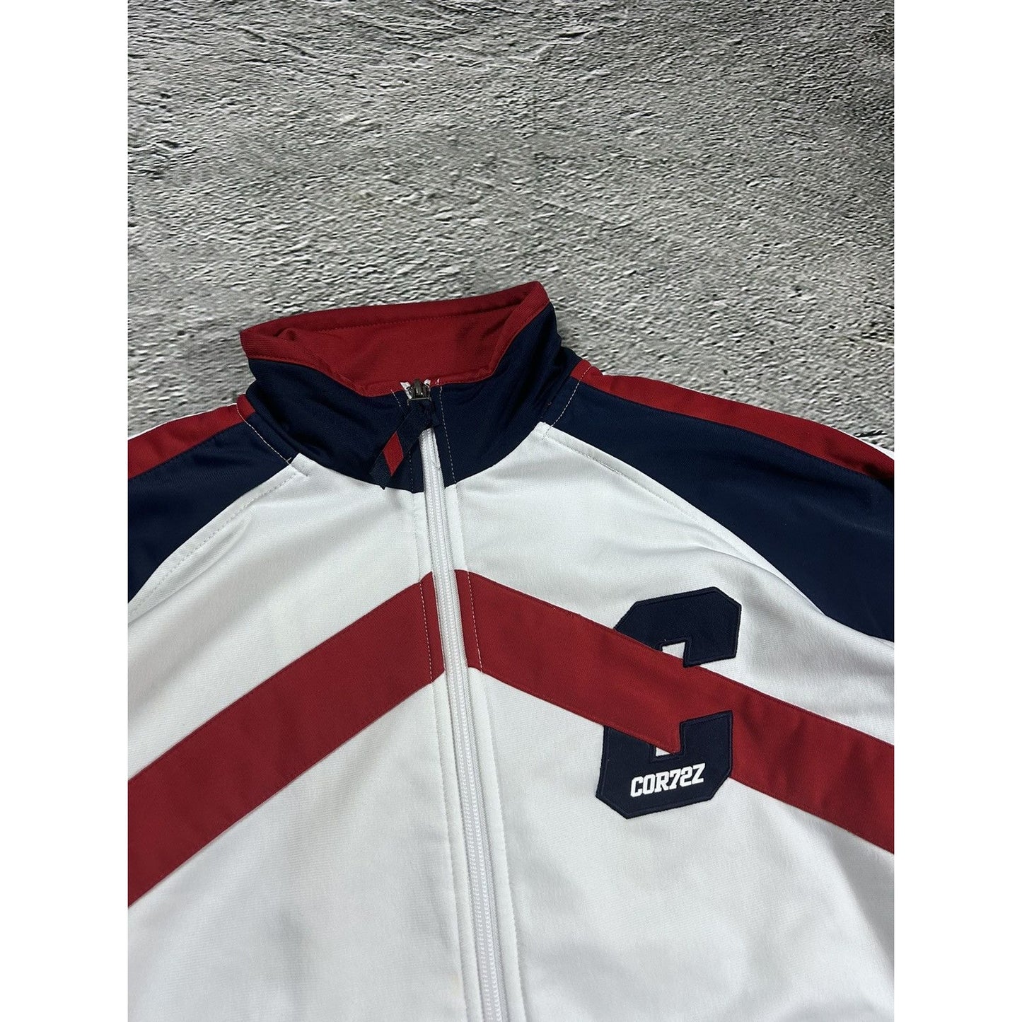 Nike Cortez track jacket zip sweatshirt vintage 2000s white