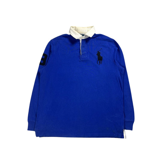 Chief Keef Polo Ralph Lauren longsleeve polo blue big pony