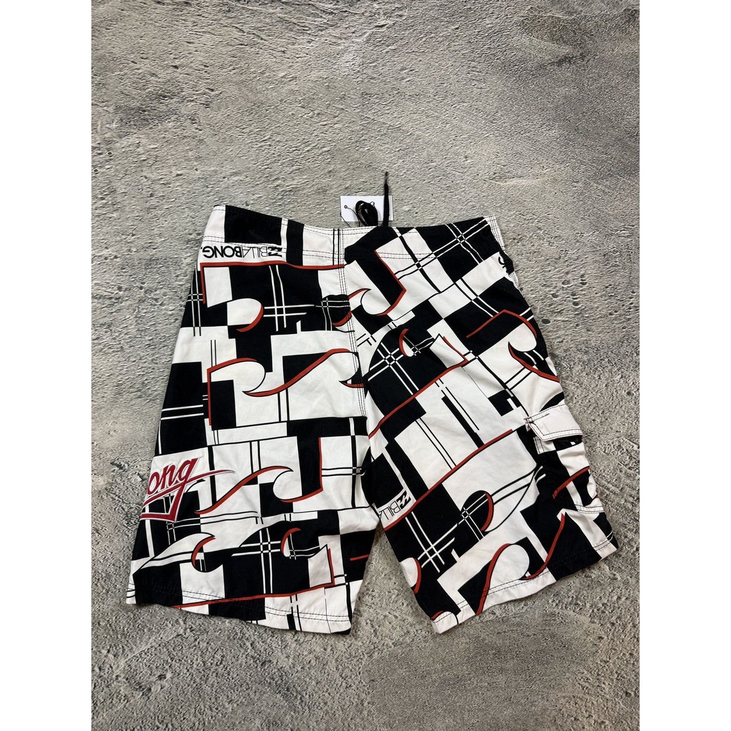 Billabong surf shorts checkerboard vintage