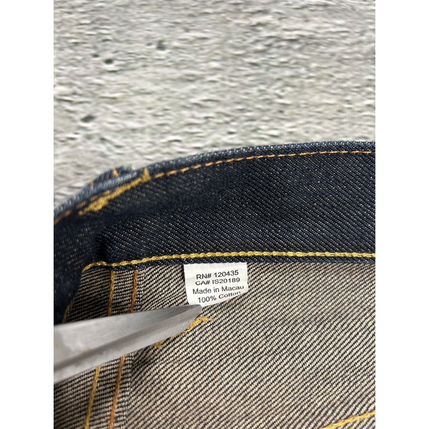 Evisu jeans daicock koi big logo embroidery selvedge denim