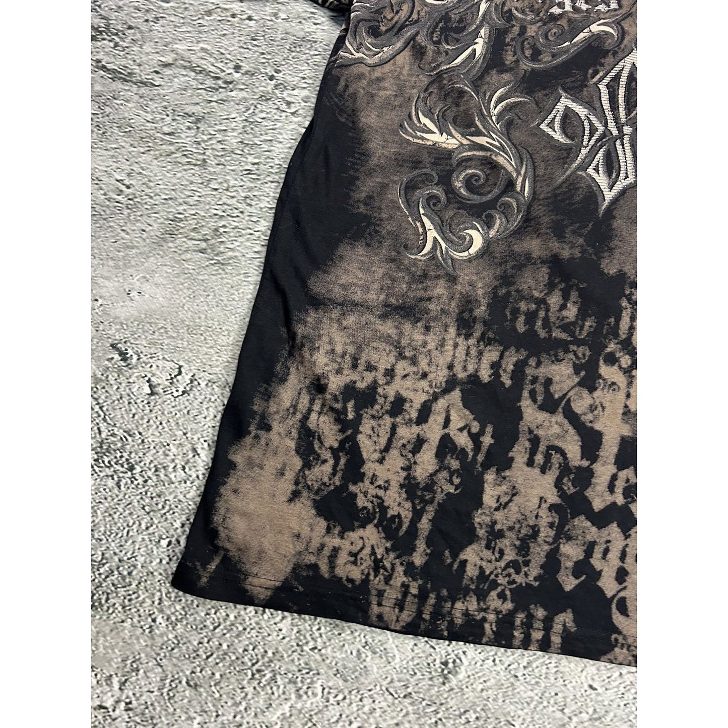 Affliction Vintage black T-shirt Y2K