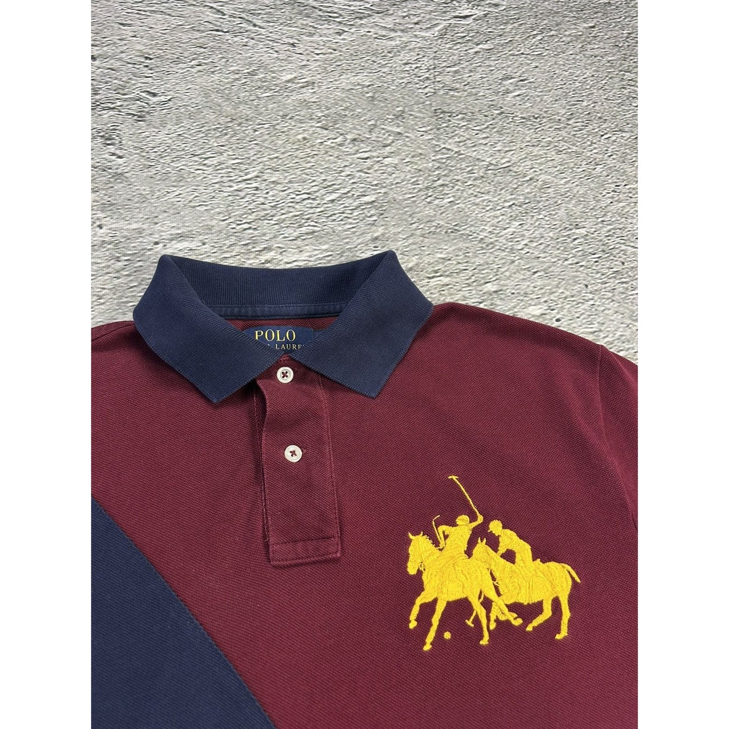 Chief Keef Polo Ralph Lauren burgundy red navy polo T-shirt