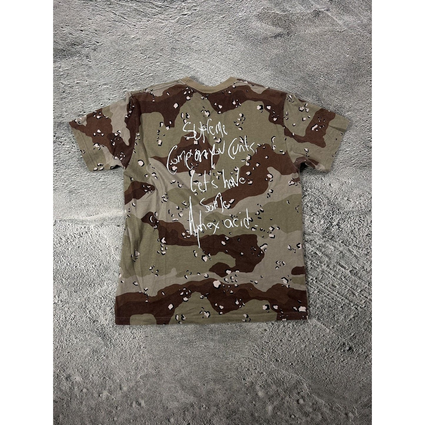 Supreme Aphex Twin windowlicker t-shirt Chip Camo SS25