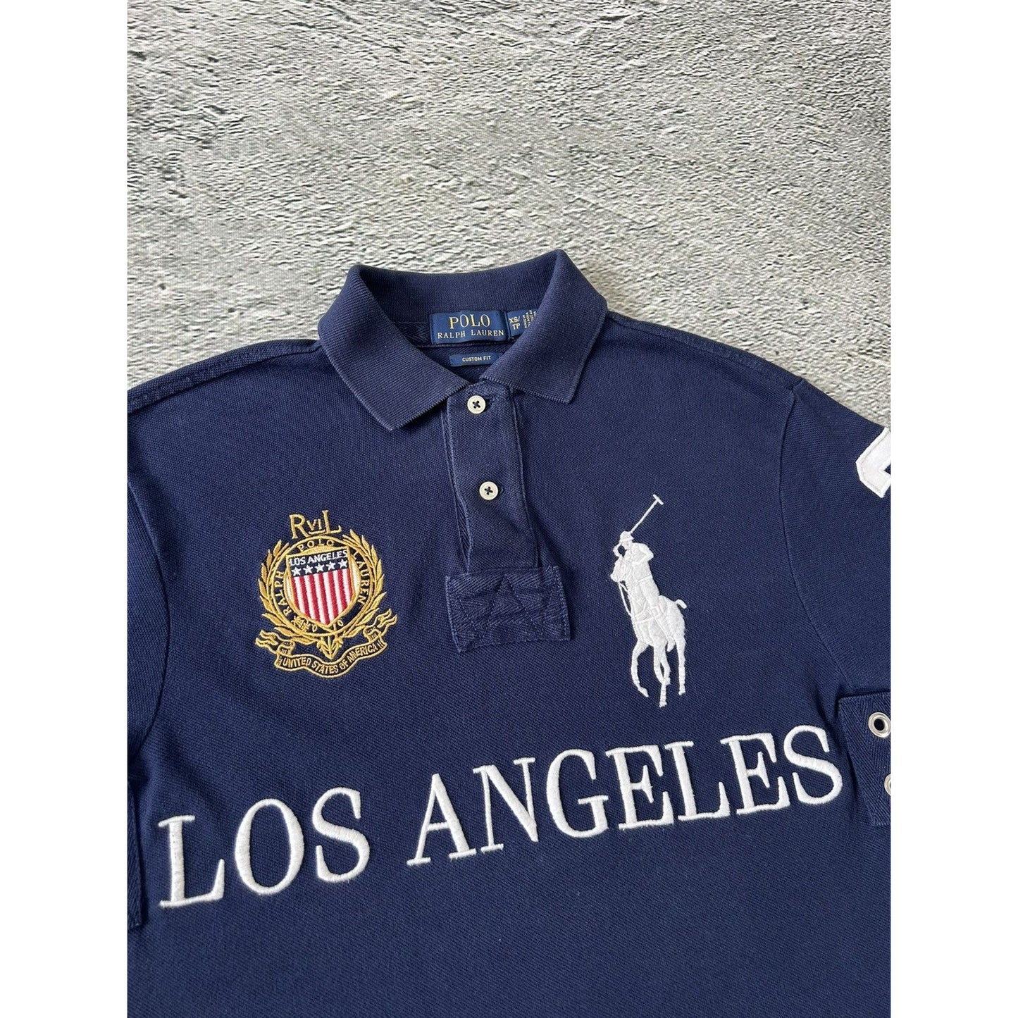 Chief Keef Polo Ralph Lauren Los Angeles vintage navy polo